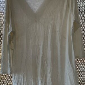 Banana Republic Cream long sleeve Top